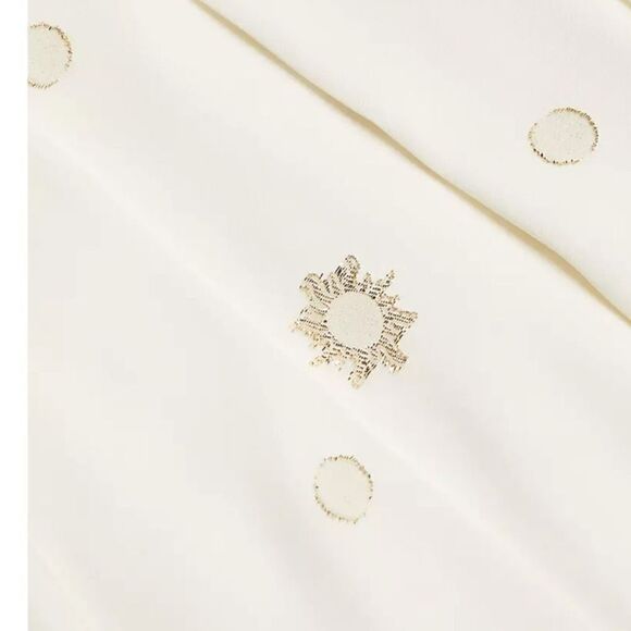 Stella McCartney Metallic Long Sleeve Minidress Size 40 (4-6) - Picture 8 of 14